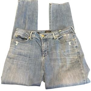 NYDJ Sheri Slim Jeans Size 14 Platinum Series Lift Tuck Light Wash Denim